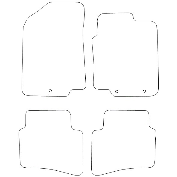 Kia Rio 3rd Gen Car Mats